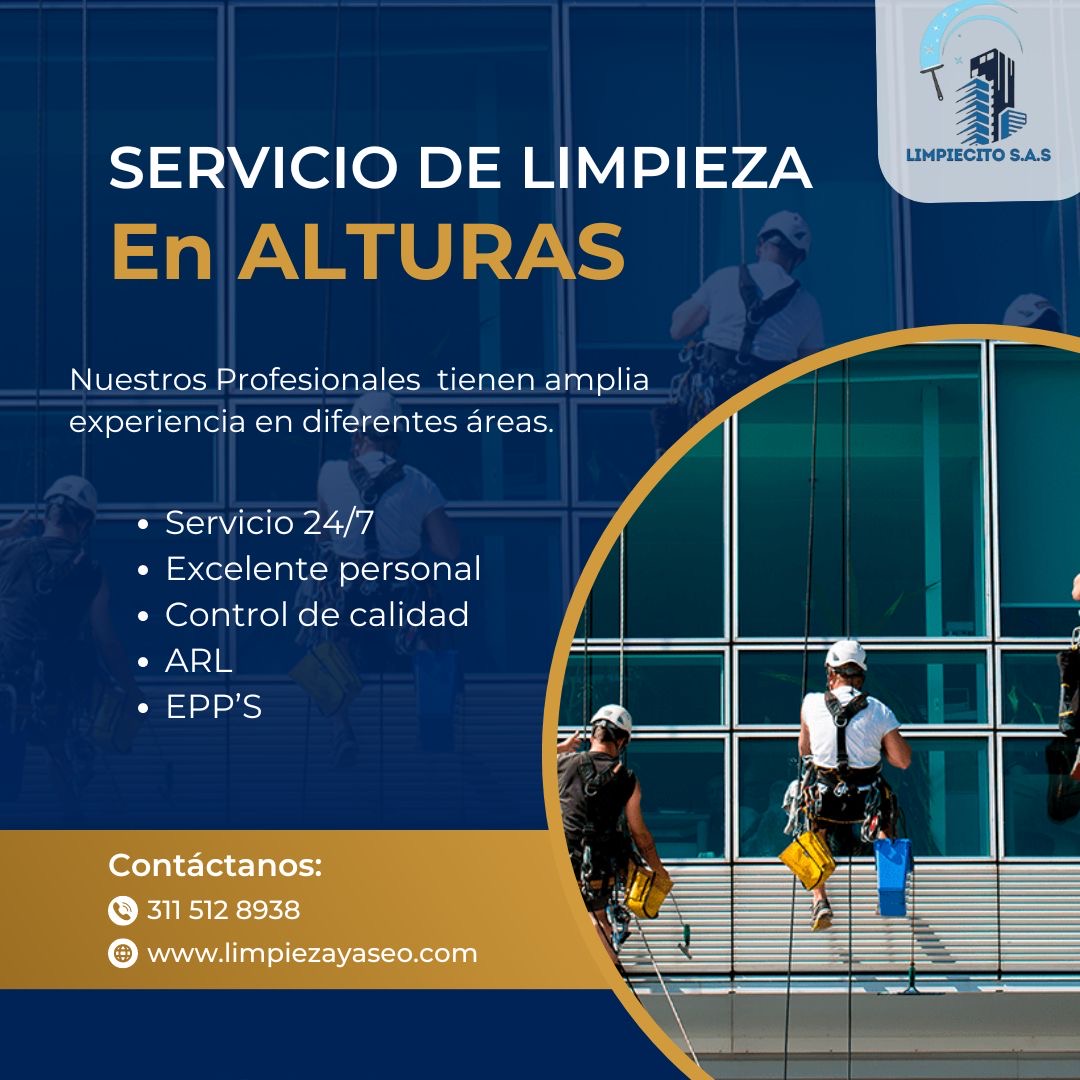 Servicio de Limpieza en Alturas Bogotá